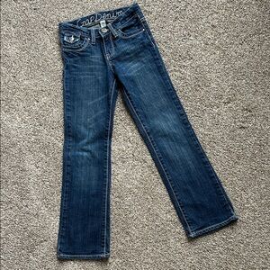 Little Girls size 7 slim Gap straight leg jeans